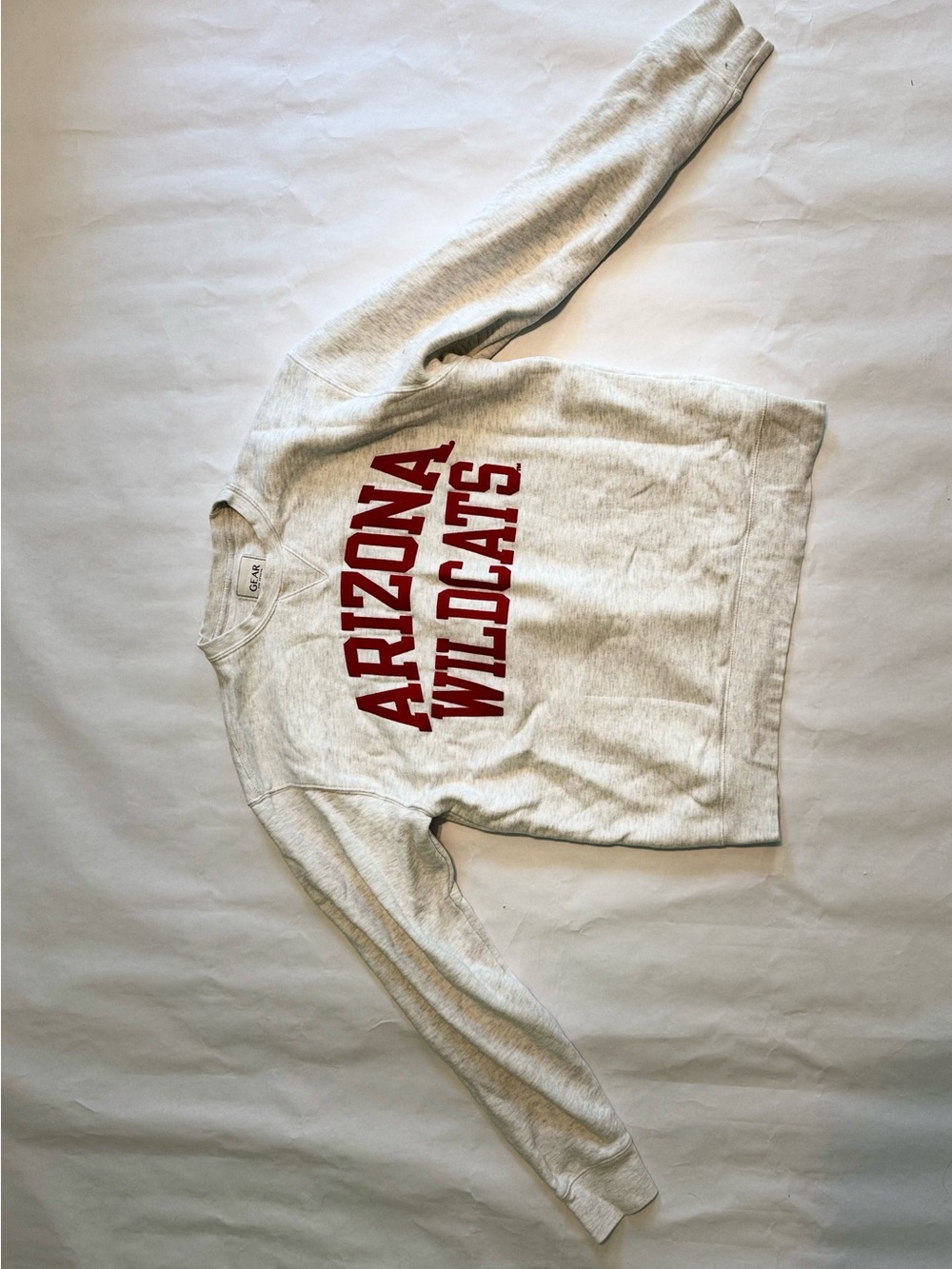 Arizona Wildcats Gray Crewneck Sweatshirt